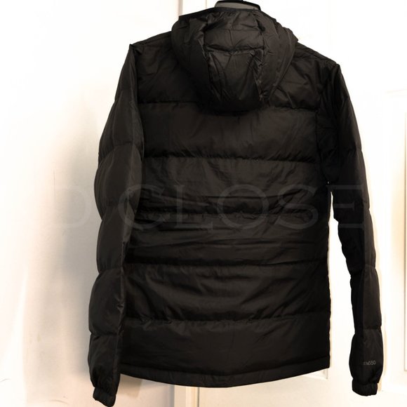 Men’s Hooded Down Black Jacket Eddie Bauer - Picture 7 of 14